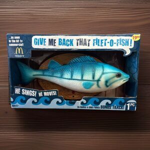 McDonald’s Filet-O-Fish Singing Fish “Frankie the Fish” Animated in Original Box